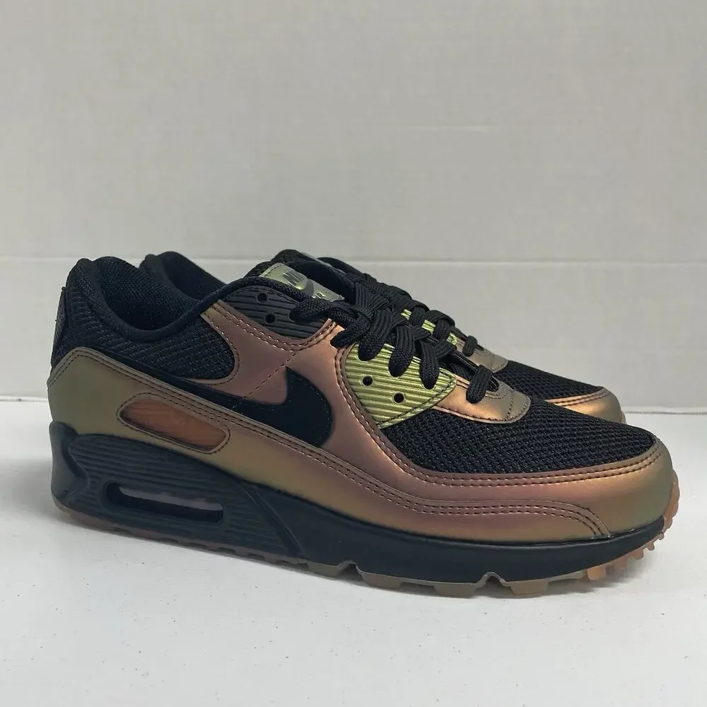 Nike Air Max 90 Scarab HQ4042 001 Size 10 Black Brown Retro Running Sneaker
